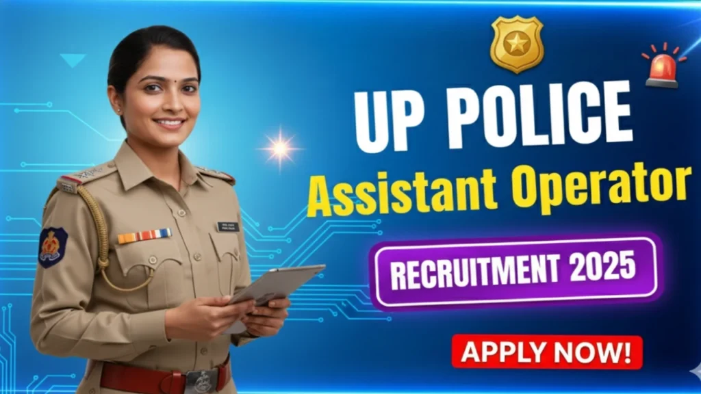 UP Police Assistant Operator Recruitment 2025